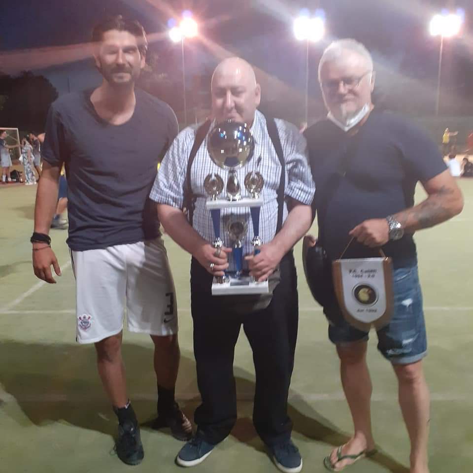 Il Presidente Mattia Giarrizzo con la Champions League vinta lo scorso 30 giugno 2021