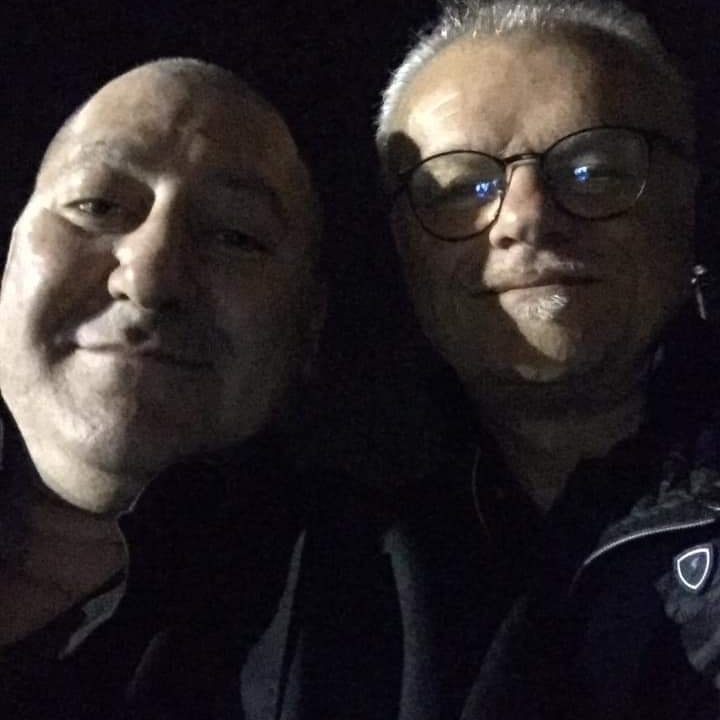 Mattia Giarrizzo con lo storico Capitano Marco Barbieri